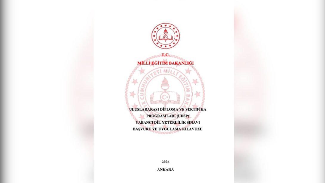 2026 MEB Uluslararası Diploma ve Sertifika Programları (UDSP) Yabancı Dil Yeterlilik Sınavı
